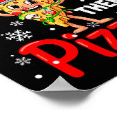 Crunches Then Zzas Xmas Santa Zza Weightlifting Gy Poster (Ecke)