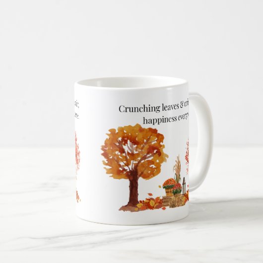 Crunching Blätter & Crisp Air Fall Tasse - Herbstl (VorderseiteRechts)