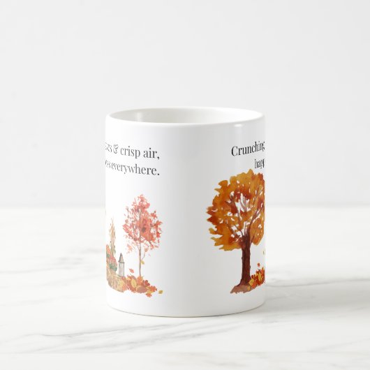 Crunching Blätter & Crisp Air Fall Tasse - Herbstl (Mittel)