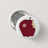 Crunchy Apple Button (Vorne & Hinten)