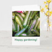 Crunchy Courgettes Karte (Gelbe Blume)