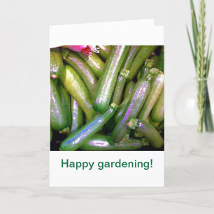 Crunchy Courgettes Karte