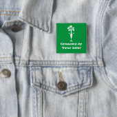 "Crunchy-fy Ihr Leben" 2" quadratischer Knopf Button (Beispiel)