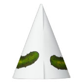 Crunchy Green Kosher Dill Sour Pickle Feinschmecke Partyhütchen (Rückseite)