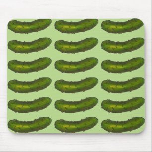 Crunchy Green Kosher Dill Sweet Pickle Feinschmeck Mousepad