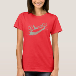 Crunchy Logo Bio Hipster Ladys Top