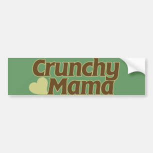 Crunchy Mama Autoaufkleber