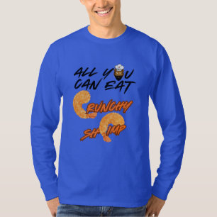 Crunchy Shrimps lange Ärmel T-Shirt