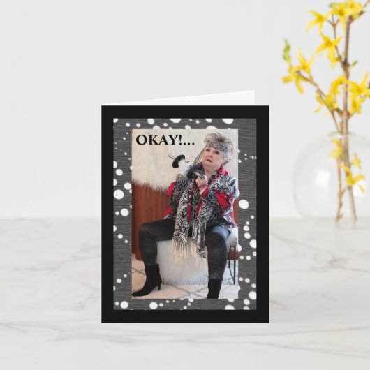 Crunes ODER Cupcakes Karte (Gelbe Blume)