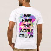 CrunkWorld offizielles T-Shirt (Rückseite)