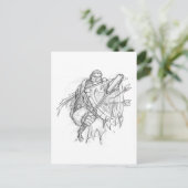 Crusader Knight Postkarte (Stehend Vorderseite)