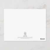 Crusader Knight Postkarte (Rückseite)