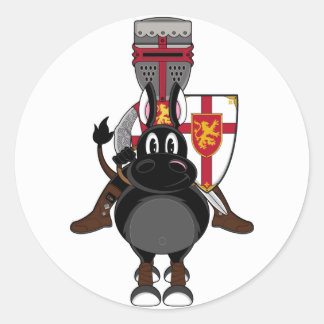 Crusader Knight Sticker