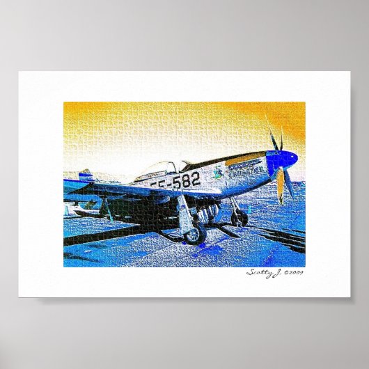 "Crusader" P51 Mustang © 2009 S.J. Poster (Vorne)