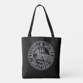 Crusader Templar Knights Siegel Logo Deus Vult old Tasche (Rückseite)