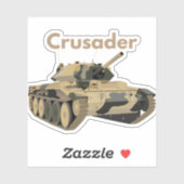 Crusader WW2 Britischer Tank Aufkleber (Blatt)
