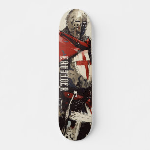 Crusador Warrior Illustration Skateboard