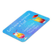 Cruse Door Stateroom Magnet trinkt Cocktails (Linke Seite)