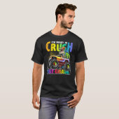 Crush 1st Grade Dinosaur Monster Truck Back to Sch T-Shirt (Vorne ganz)