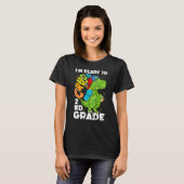 Crush 2nd Grade Rex Dinosaur Back To School Boys K T-Shirt (Vorne ganz)