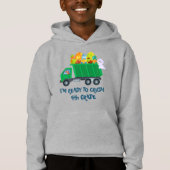 Crush 4. Klasse Fun Dinosaurier Eiabfallwagen Sc Hoodie (Vorderseite)
