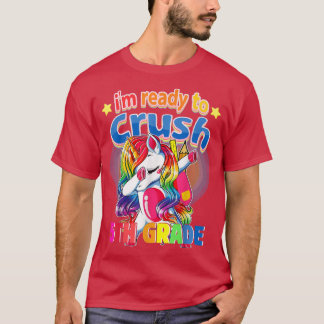 Crush 5th Grade Unicorn Back to School Girls T-Shirt