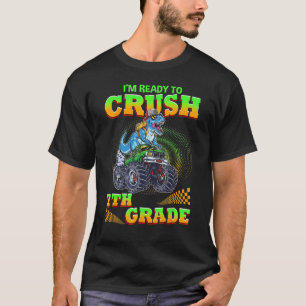 Crush 7. Klasse Dinosaurier Zurück zur Schule für T-Shirt