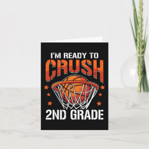 Crush Basketball der zweiten Klasse Zurück zum Sch Karte