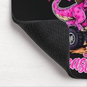 Crush Breast Cancer Dinosaur T Rex Monster Truck B Mousepad (Ecke)