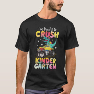 Crush Kindergarten Dinosaurier Monster Zurück T-Shirt