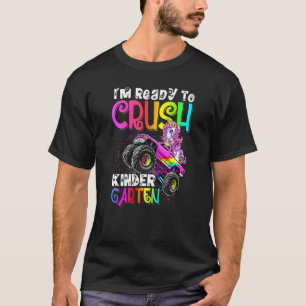 Crush Kindergarten Einhornmonenfahrer Zurück in S T-Shirt