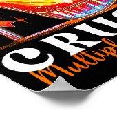Crush Ms Bewusstsein High Heel Orange Band  Poster (Ecke)