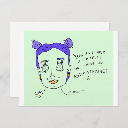 Crush | Postkarte | (Vorne/Hinten)