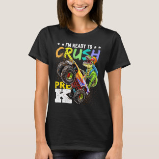 Crush Pre-K Dinosaurier Monster Truck zurück zur S T-Shirt