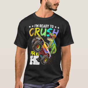 Crush Pre-K Dinosaurier Monster Truck zurück zur S T-Shirt