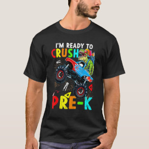 Crush Pre-K Dinosaurier Monster Truck zurück zur S T-Shirt