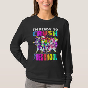 Crush Preschool Dabbing Einhorn Zurück zur Schule  T-Shirt