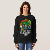 Crush St Patricks Day Monster Truck Paddys Kleinki Sweatshirt (Vorne ganz)