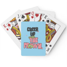 CRUSH THE FROWN CHEER UP POKER PLAYING CARDS 