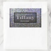 Crushed Abologne Look Rechteckiger Aufkleber (Tasche)