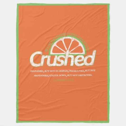 Crushed Fleece Blanket (Vorderseite)