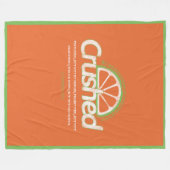 Crushed Fleece Blanket (Vorderseite (Horizontal))
