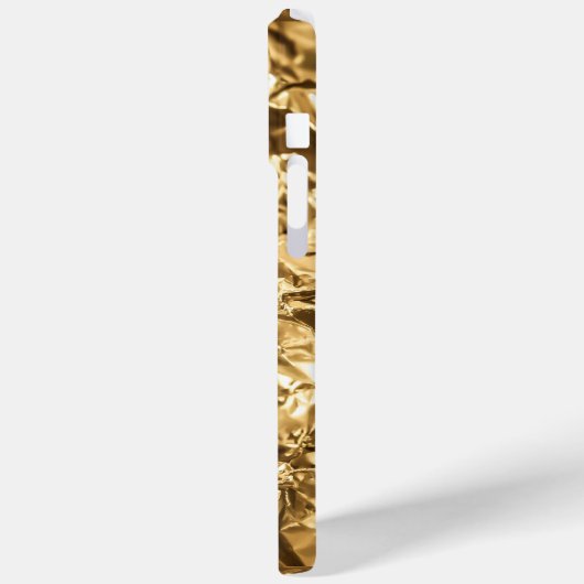 Crushed Golden Folds Case-Mate iPhone Hülle (Rückseite / Links)