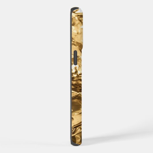 Crushed Golden Folds iPhone Hülle (Rechte Seite)