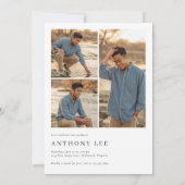 Crushed It PhotoPop Graduation Party Einladung (Rückseite)