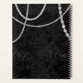 Crushed Velvet Lace Glam Juwelier Planner BW Planer (Rückseite)