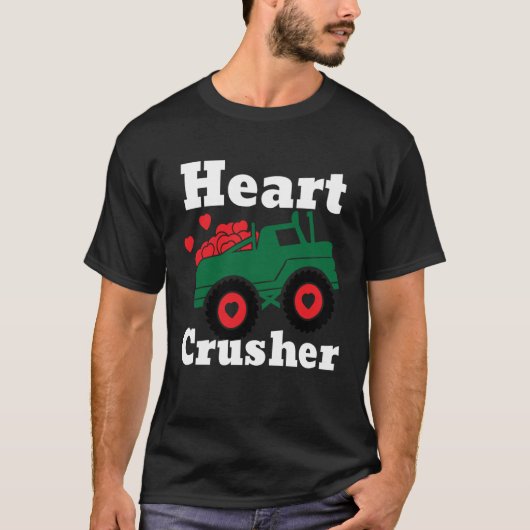 Crusher of Hearts Valentines for Boys Kids Valenti T-Shirt (Vorderseite)