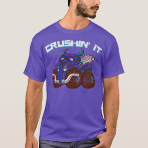 Crushin' Goblin Monster Truck Vintag Retro T-Shirt