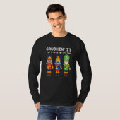 Crushin It Flossing Nutcracker Weihnachtsdance T-Shirt (Vorne ganz)