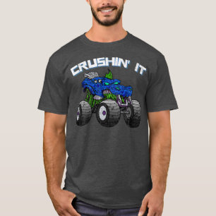 Crushin' Monster Truck Vintag Retro 261 T-Shirt